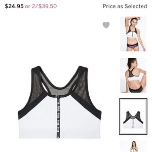 VS PINK Ultimate Zip Sports Bra